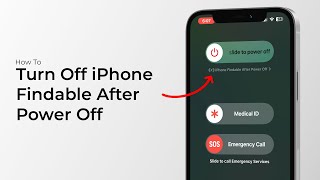 How To Turn Off iPhone Findable After Power Off iOS 18 [upl. by Demetria374]