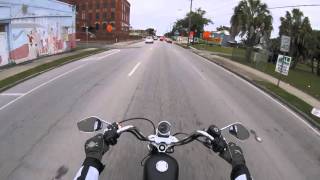 Sportster 72  Riding 2up going home over Howard Franklin bridge [upl. by Rola]