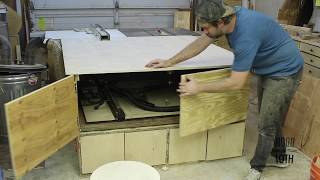 Outfeed Table With CNC Storage [upl. by Waldman968]