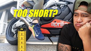 Short Rider Tips from a Short Sportbike Rider [upl. by Matias]