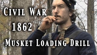 Civil War  Musket Loading Drill quotInNineTimesquot HD [upl. by Powell]