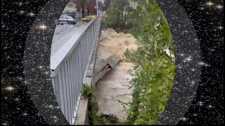 Hochwasser 15 September 2024  Baden bei Wien [upl. by Schenck]