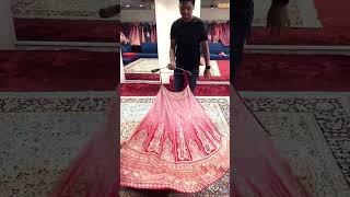 Ombré Color Lehenga For Wedding  Lehenga For Brides  Chandni Chowk [upl. by Gracye]