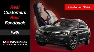 Real Customer Real Feedback Alfa Romeo Stelvio Customization  Faith [upl. by Hgielhsa981]