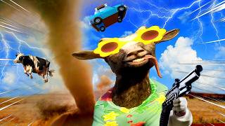 PSİKOPAT KEÇİLER FİRARDA Goat Simulator 3 Eğlenceli Anlar [upl. by Bronk]