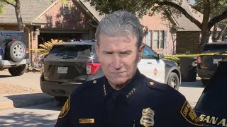 Police Chief talks about shooting in Stone Oak area after man found dead his daughter in critical c [upl. by Doran]