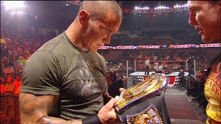 Randy Orton Breaks Batistas Arm  2009 Full Video [upl. by Majka]