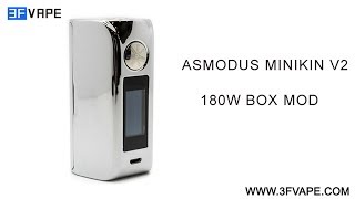 Asmodus Minikin V2 180W Box Mod [upl. by Mossman]