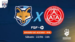 Grêmio Anápolis x Anapolina  Divisão de Acesso  9ª rodada [upl. by Acsot54]