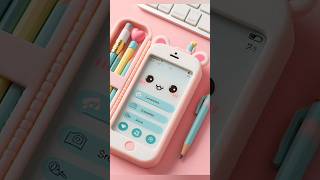 Asmr Unboxing Pencil Case Satisfying Pencil Box Cute Compass School Stationery shorts diy art [upl. by Tanya549]