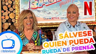 Presentación SALVESE QUIEN PUEDA ¡Rueda de prensa íntegra NETFLIX [upl. by Odessa]