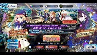 【FGO NA】7th Anniversary GSSR SUMMONS [upl. by Darom]