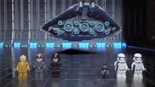 First Order Star Destroyer  LEGO Star Wars  75190  Product Animation [upl. by Elwira]