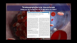 Thromboseprophylaxe in der Intensivtherapie [upl. by Michaeline244]