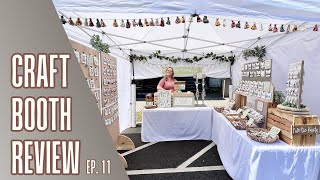 Craft Fair BOOTH REVIEW  Ep 11  Vendor Booth Display Ideas [upl. by Yzdnil]