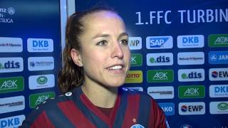 AFBL 201718 Lia Wälti nach dem 01 gegen Wolfsburg [upl. by Aciretal192]