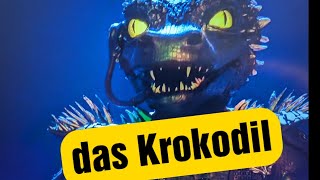 The Masked Singer 2024 Staffel 10 das Krokodil was für eine Stimme  themaskedsinger Krokodil [upl. by Anavoj767]