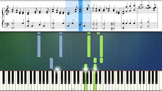 Mendelssohn  Wedding March piano tutorial and accompaniment [upl. by Ltihcox]