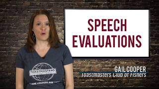 Toastmasters Speech Evaluations Tips [upl. by Julide105]