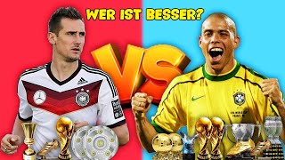 Vergleich Miroslav Klose VS Ronaldo  GegenStar [upl. by Jorgan46]