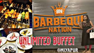 Barbeque nation best place to enjoy the food  GSM mall miyapur  Unlimited buffet [upl. by Arnuad]