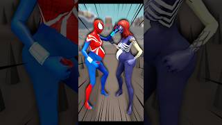 SpiderMan Punch  Spiderman transforms into Super SpiderMan and fights VENOM gta spiderman [upl. by Clercq]