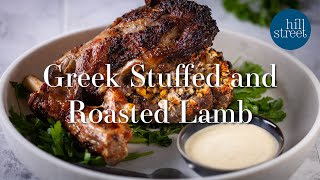 Greek Stuffed and Roasted Lamb [upl. by Attekal148]