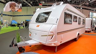 Weinsberg Cara One CO 550 UK Caravan travel trailer new model Caraone walkaround  interior K1693 [upl. by Eetnom]