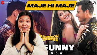 Not Funny Song Reaction  Madgaon Express  Nora Fatehi Divyenndu Avinash [upl. by Adriell275]