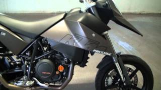 KTM 690 SM Prestige Leo Vince [upl. by Alegnaed426]