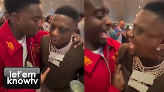 Boosie Going Crazy With Desi Banks After Atlanta Hawks Won Their Game Against Philadelphia 76ers [upl. by Moe620]