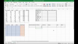 Capacitated facility location Excel Solution [upl. by Ecilahc925]