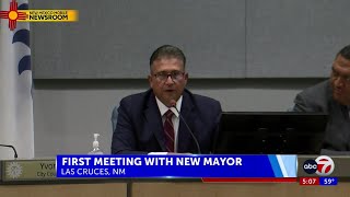 City of Las Cruces to hold first city council meeting with new mayor two new councilors [upl. by Atiloj]