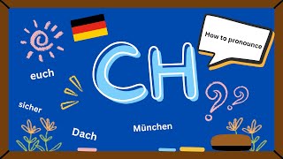 ch  Pronunciation in German  How to Pronounce the ch  Sound in German  KidsGerman [upl. by Va]