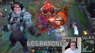 LOS RATONES Bausffs POV INSANE 12 CS Per Minute AP Volibear [upl. by Ezeerb37]