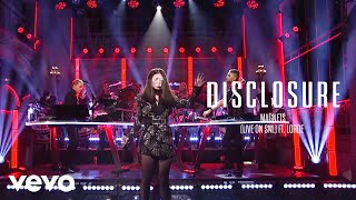 Disclosure  Magnets Live on SNL ft Lorde [upl. by Sihun]