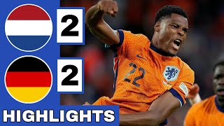 🟠Netherlands vs Germany 22 Extended HIGHLIGHTS  UEFA Nations League [upl. by Kcyred]