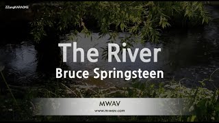 Bruce SpringsteenThe River Melody ZZang KARAOKE [upl. by Fredi]