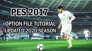 PES 2017 OPTION FILE TUTORIAL WITH 20192020 SEASON KITS amp SQUAD FOR PS4 [upl. by Enwad]