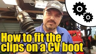 How to fit the clips on a CV boot 1009 [upl. by Meredeth818]