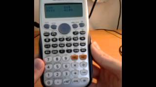 Casio fx570es  991es plus statistical calculations [upl. by Vange608]