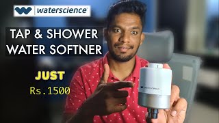 Tap amp Shower water softener 1500  Water science CLEO Hard water Filter  English review video [upl. by Aiahc650]