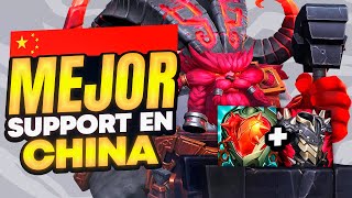 ORNN SUPPORT es DE LO MEJORCITO en el META del SERVIDOR CHINO [upl. by Eiramac]