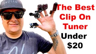 The Best Clip On Tuner Under 20 Dollars  Guitar Tuners Part 2 [upl. by Leuqram]