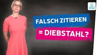 Richtig zitieren I So zitierst du richtig I Zitate Deutsch [upl. by Jennie193]