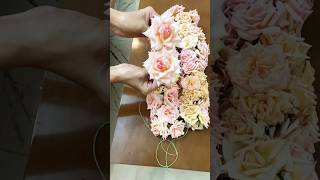 Rose Garland  7 day rose 🌹garland making shortvideo shorts rose nature viralvideo trending [upl. by Alleuqahs]