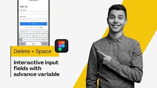 Figma Interactive Input Fields with Advanced Variables  Numeric amp Uppercase Keyboard Tutorial [upl. by Corin]