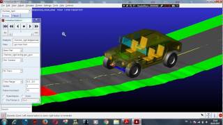 AdamsCar Humvee Durability Analysis [upl. by Bang909]