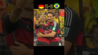 Germany vs Brazil • 2014 World Cup 😍🔥 shorts football [upl. by Bracci]