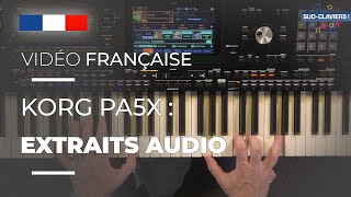 Korg PA5X  Audio [upl. by Ocsic]